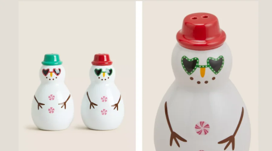 Snowman Salt & Pepper Set