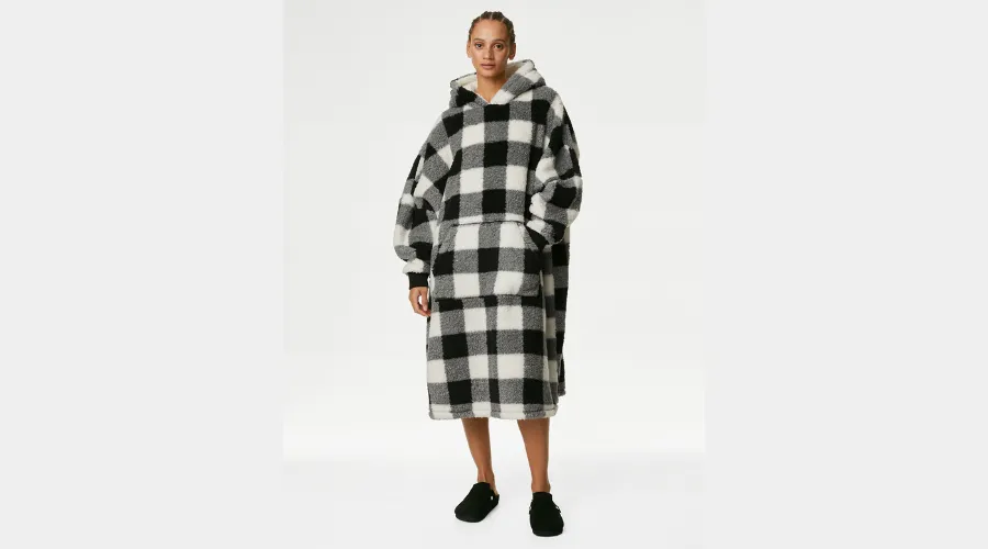 Women's Fleece Oversized Family Christmas Hoodie