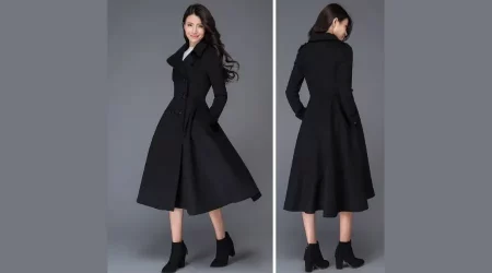 black coat for women