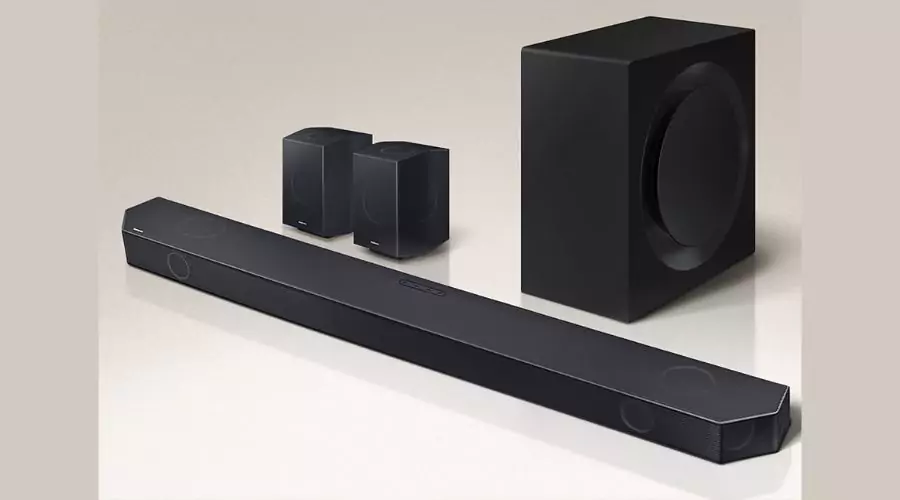 Q990C Q-Series Cinematic Soundbar with Subwoofer and Rear Speakers 