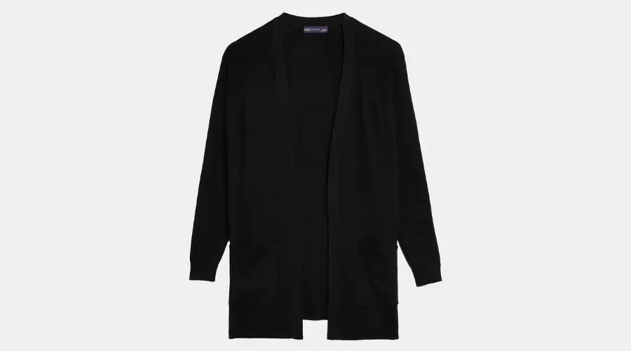 Ribbed Edge to Edge Longline Cardigan