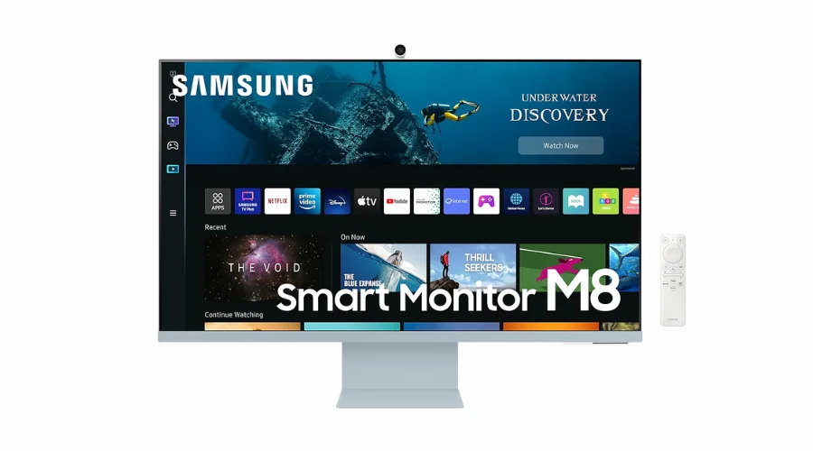 32 M80B UHD, USB-C White Smart Monitor with Speakers & Remote