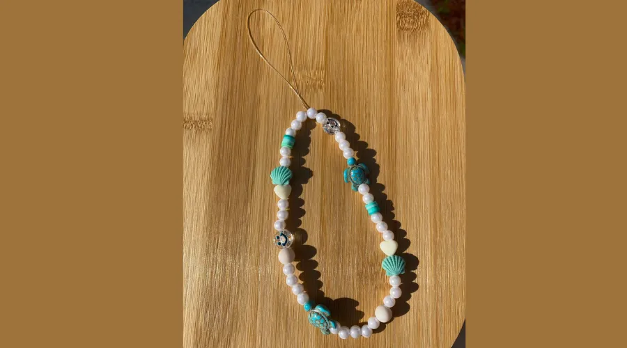 Beachy Phone Charm Blue