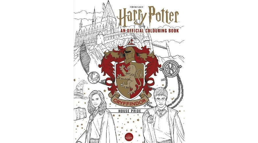 Harry Potter: Gryffindor House Pride: The Official Colouring Book 
