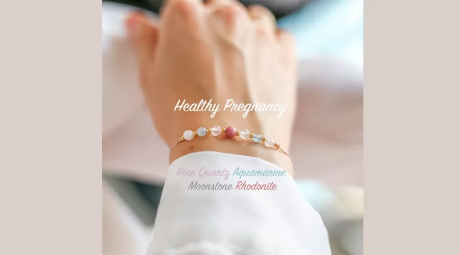 Healthy Pregnancy & Delivery Crystal Bracelet