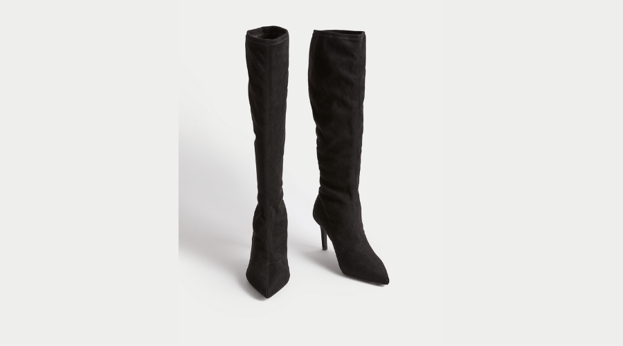 M&S Collection | Stiletto Heel Pointed Knee High Boots