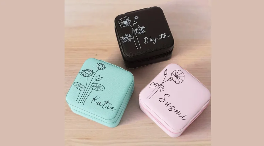 Personalize Jewelry Storage Box