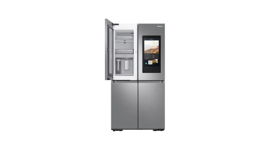 Samsung Family Hub RF65A977FSREU French Style Fridge Freezer with Beverage Center™ - Real Stainless
