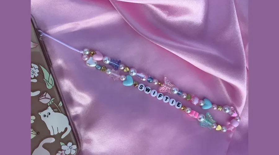 Swiftie Beaded Phone Charm