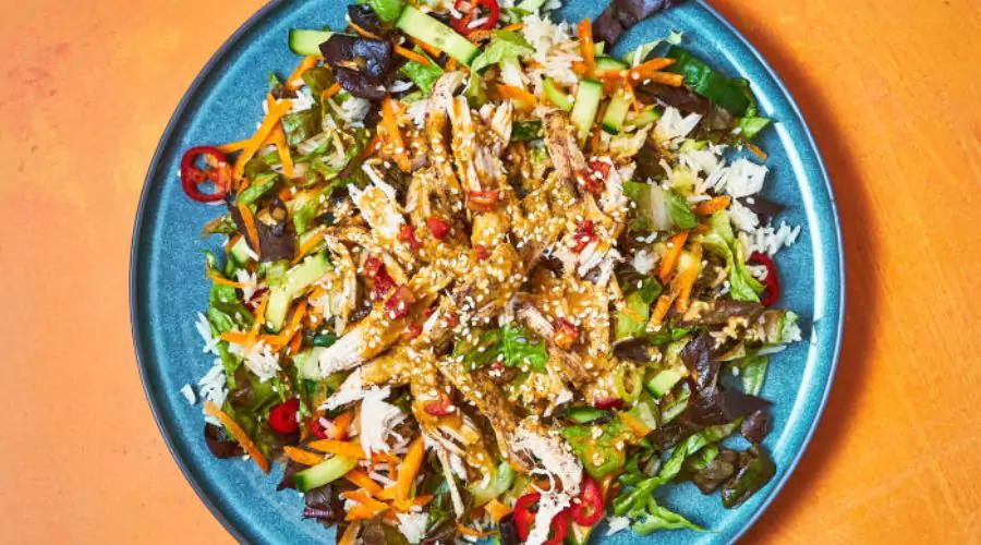 Bang Bang Chicken With Crunchy Rice Salad