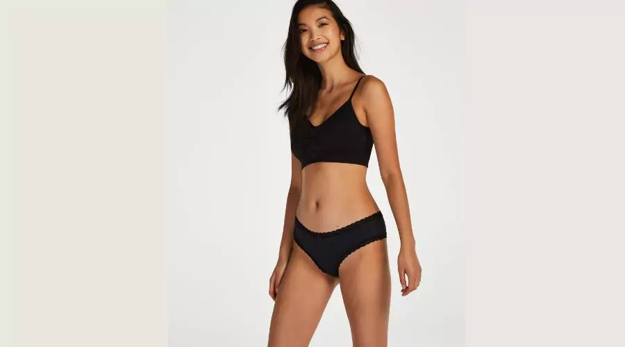 Brazilian Georgia Cotton briefs - Black