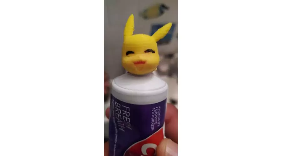 Pikachu Toothpaste Topper