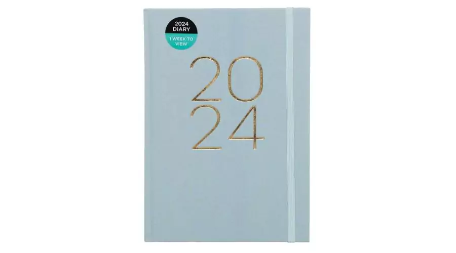 WHSmith A5 2024 Week-To-View Diary