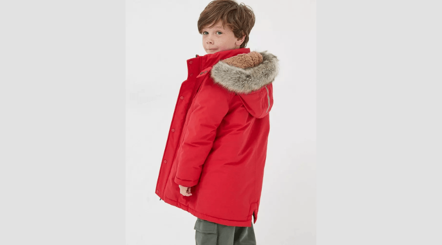 Addison Waterproof Coat- Red