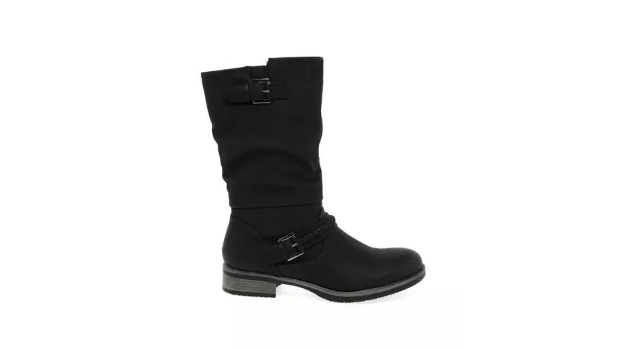 Estella’ calf-length slouch boots