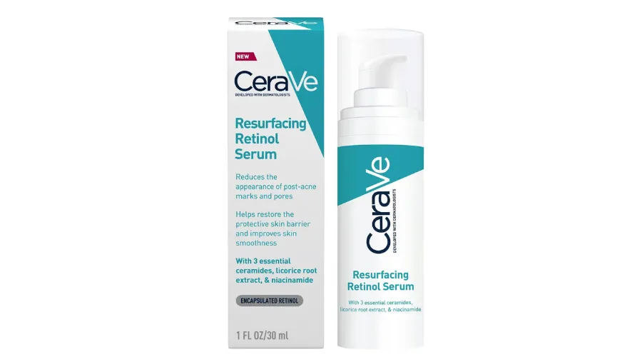 CeraVe Resurfacing Retinol Serum with Ceramides & Niacinamide for Blemish-Prone Skin 30ml