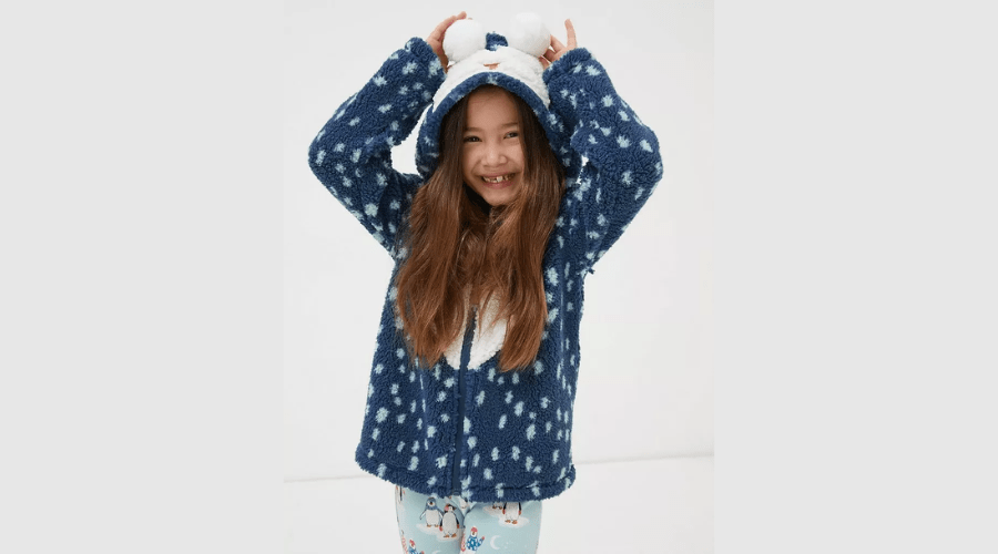 Pippa Penguin Zip-Up Sweatshirt
