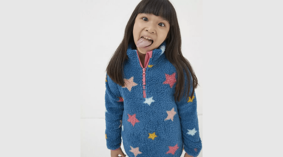 Star Fleece Half Neck Sweatshirt