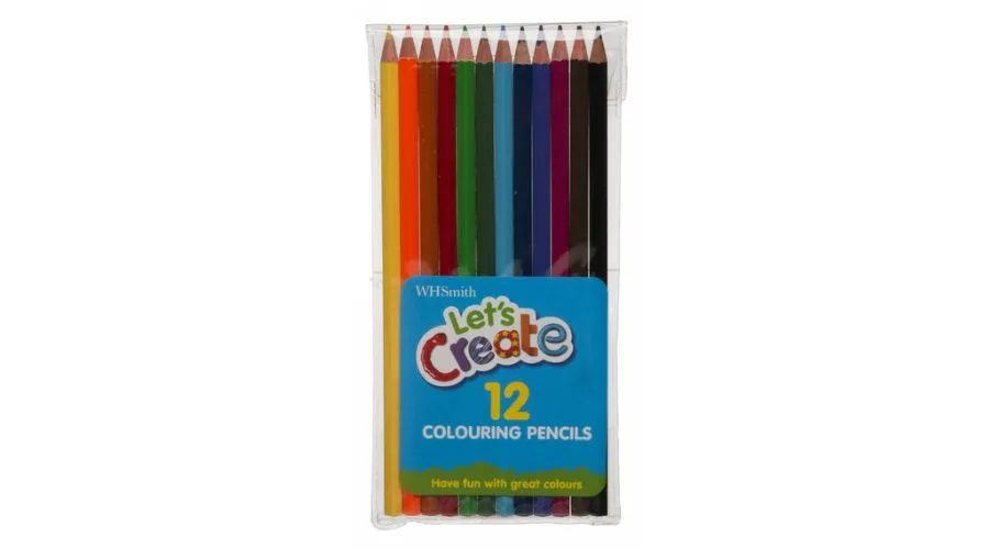 WHSmith Colouring Pencils (Pack of 12)