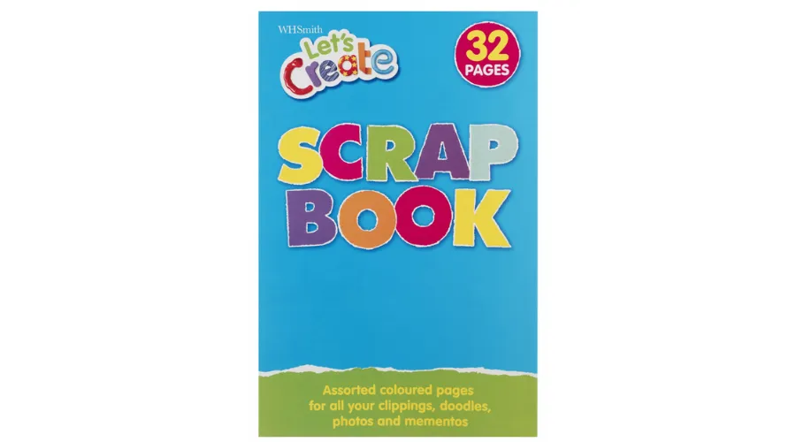 WHSmith Large Children's Sugar Paper Card Scrapbook 32