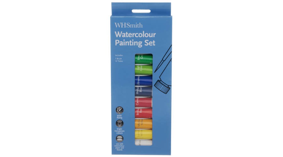 WHSmith Watercolour Paints (Pack of 12)