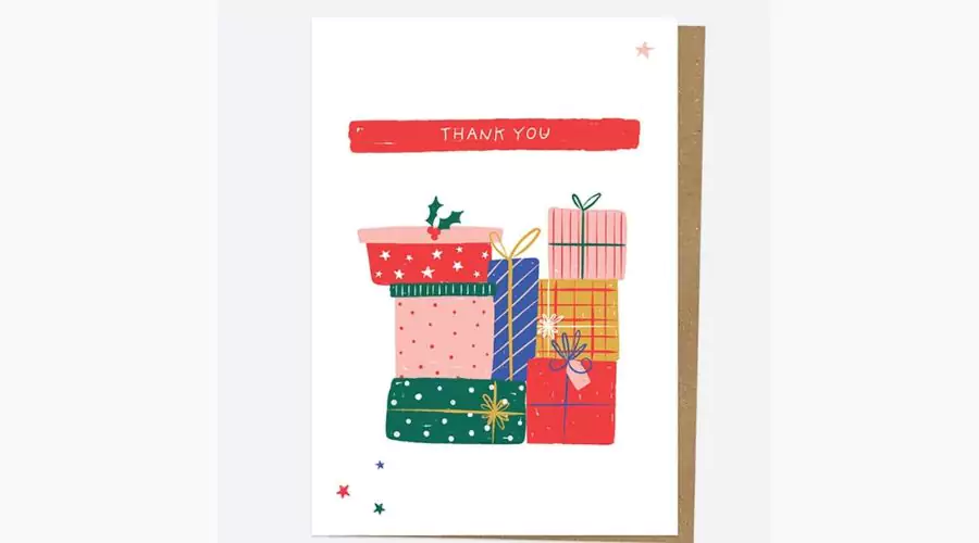 Dotty About Paper Christmas Brights Thank You Cards Pack of 10