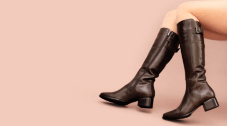 ladies' leather boots