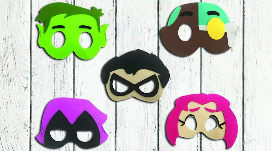 Masks from Teen Titans Go