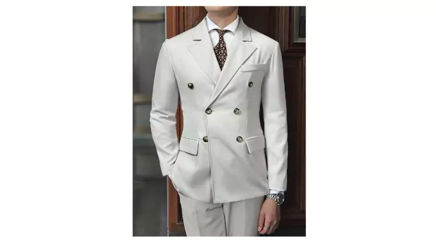 Manfinity AFTRDRK Men's Double-Breasted Suit Jacket