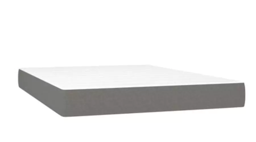 vidaXL Pocket Spring Bed Mattress Dark Gray