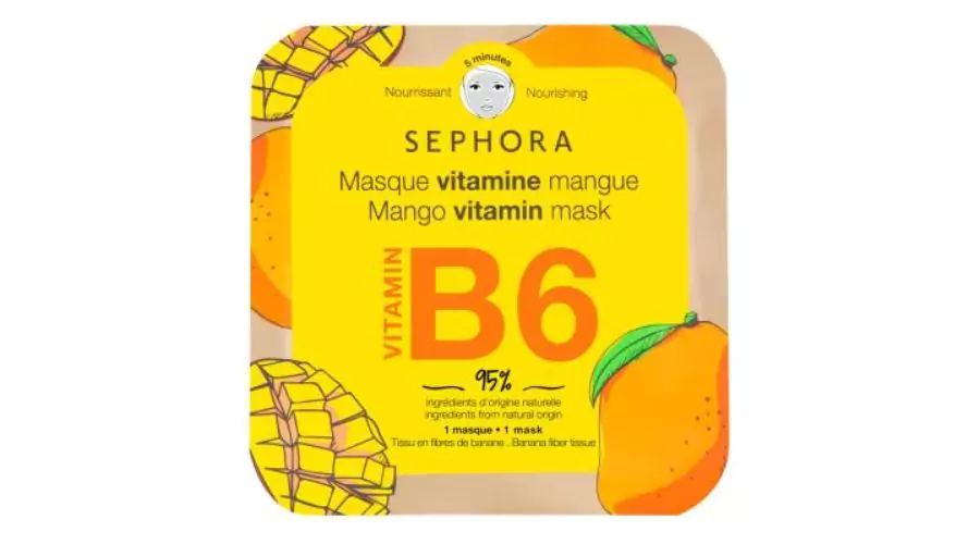 Vitamin Sheet Face Mask Mango + Vitamin B6