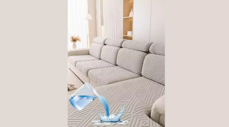 1pc Universal Four Seasons Velvet Jacquard Waterproof Sofa Seat Cover