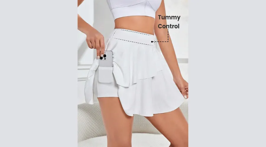 Daily&Casual sports skort for women with pocket