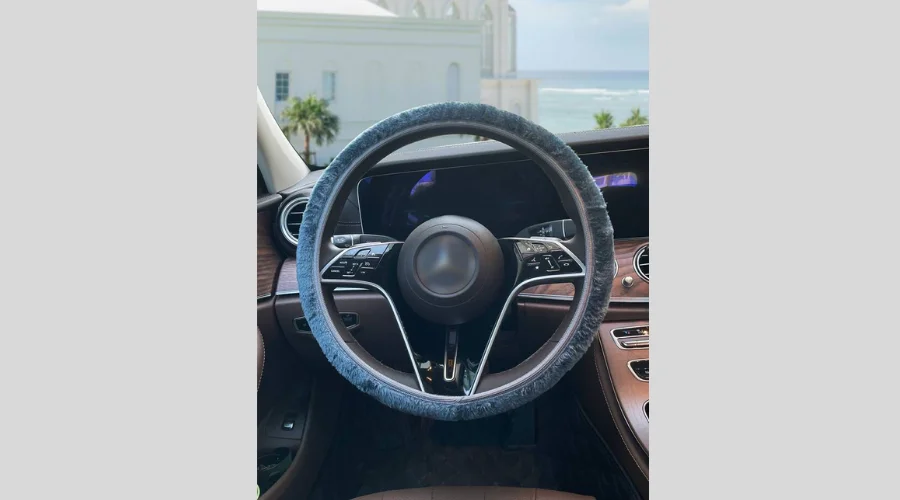 Soft Plush Car Steering Wheel Cover