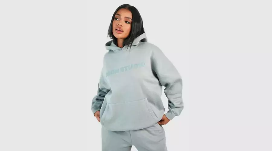DSGN Studio Slogan Overzided Hoodie 