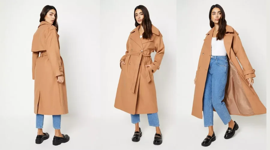 Belted Coat For Women