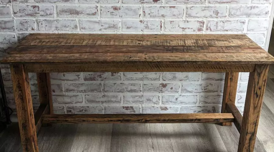 Reclaimed Pallet Wood Bench