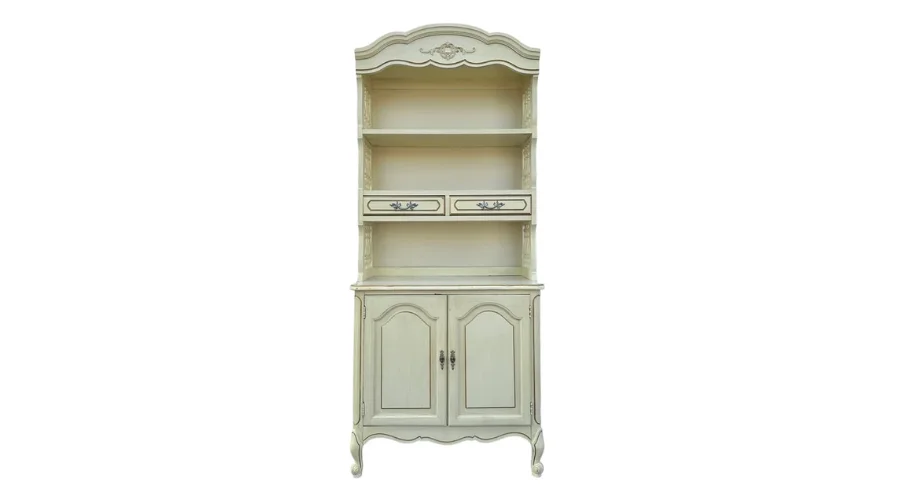 French Provincial Hutch Cabinet
