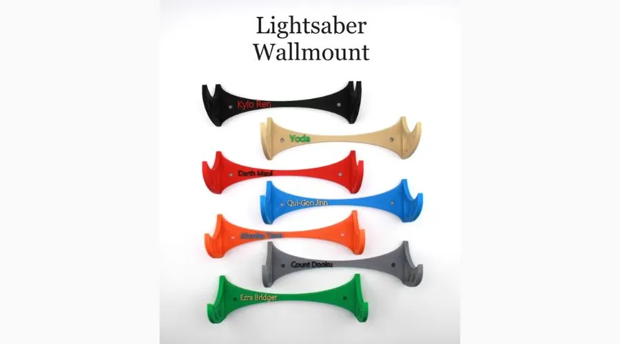 Lightsaber Wall Mount- Multiple colour