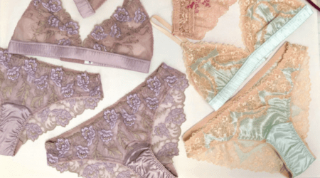 Luxurious lace lingerie set for women