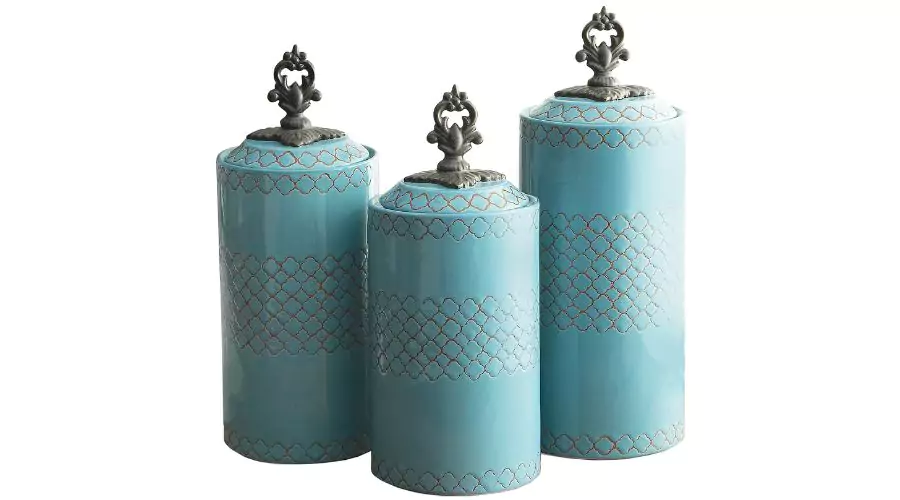 American Atelier Canister Sets For Kitchen Counter (Set Of Three Pieces)