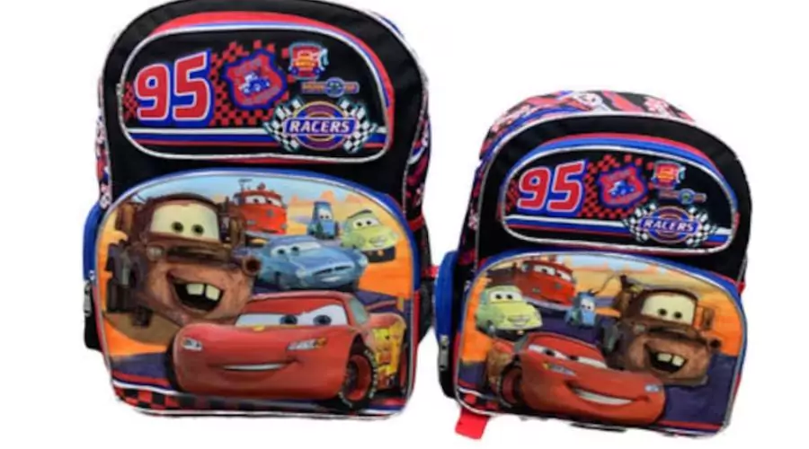 Cars Embroidered Backpack