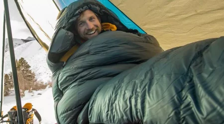 Double sleeping bags for cold weather