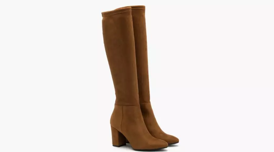 Virginia Light Brown Boots With A Flexible Upper