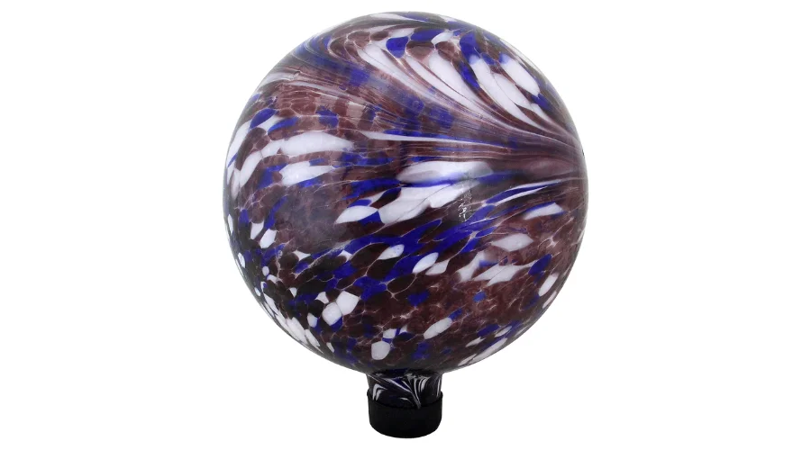 Northlight Purple White And Blue Swirl Gazing Ball | FeedHour