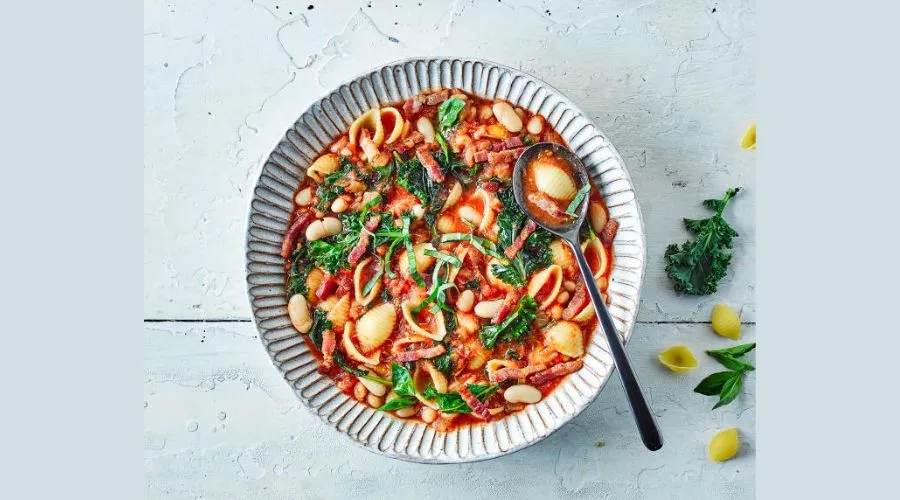 One-Pot Meals Recipe for Pancetta & Baby Kale Minestrone