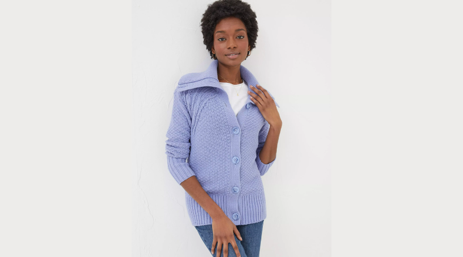 Raya collared cardigan sweater for women