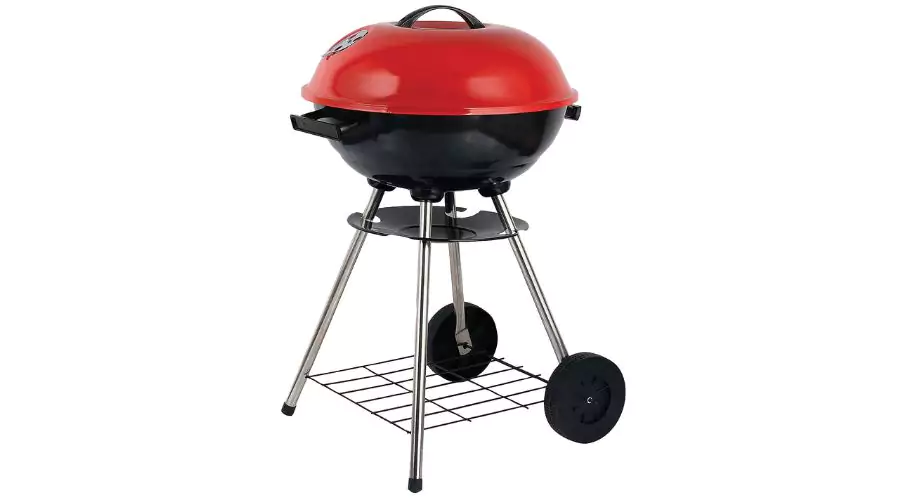 Brentwood Appliances Portable Charcoal BBQ Grill With Wheels