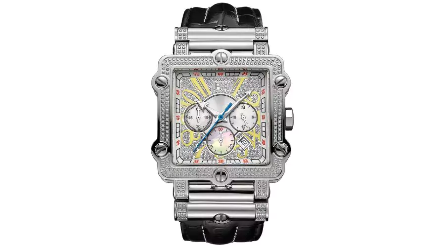 JBW Men's Phantom Crystal Stainless Steel Watch