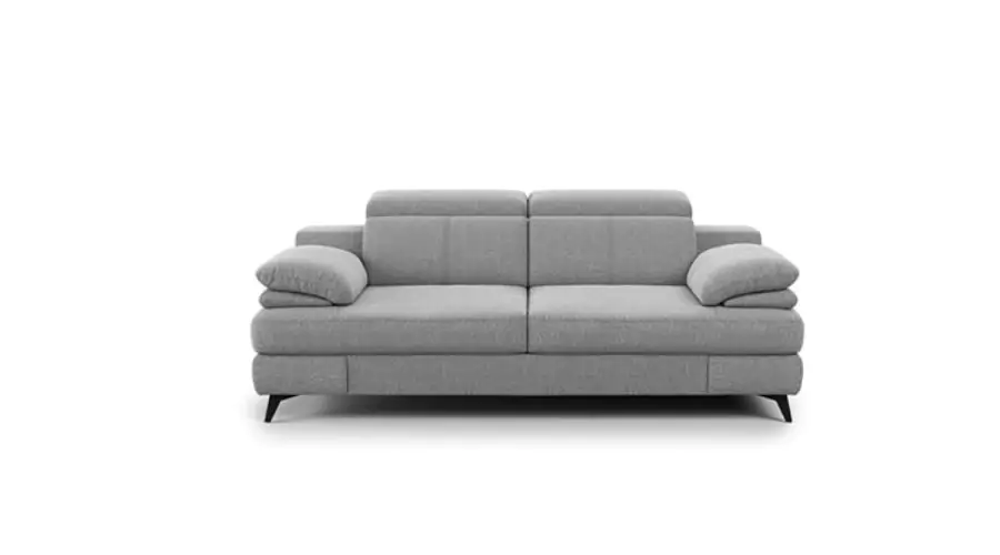 TITUS 2 seater light gray sofa